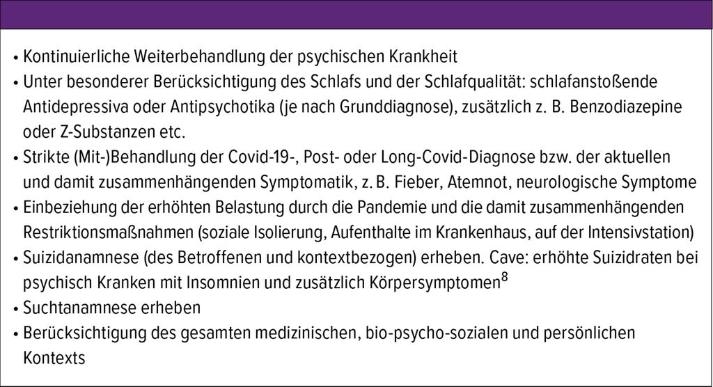 Schlafstörungen im Zusammenhang mit Covid-19-Infektionen - Neurologie - Universimed - Medizin im ...